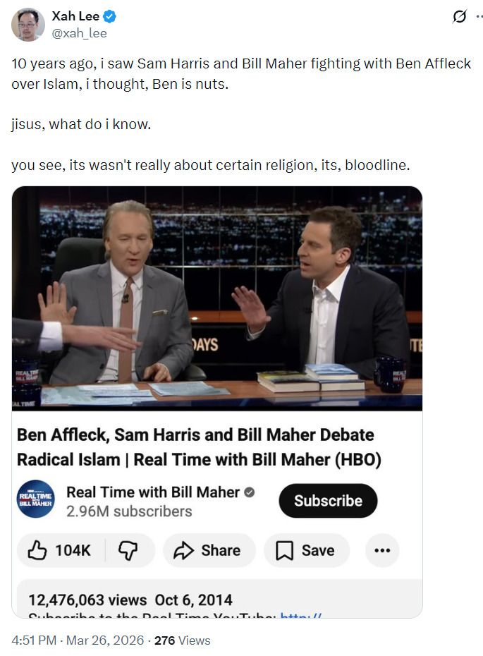 Ben Afflect islamphobia 2026-03-29 35ef8