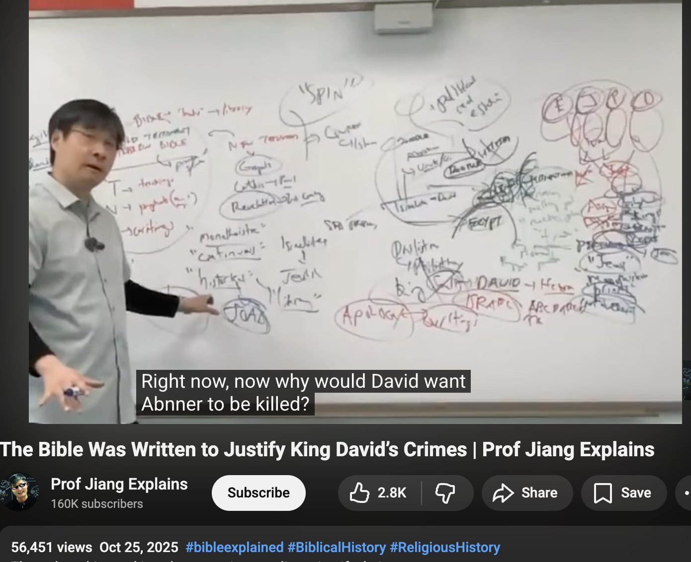 Bible King David Crimes 2025-11-01