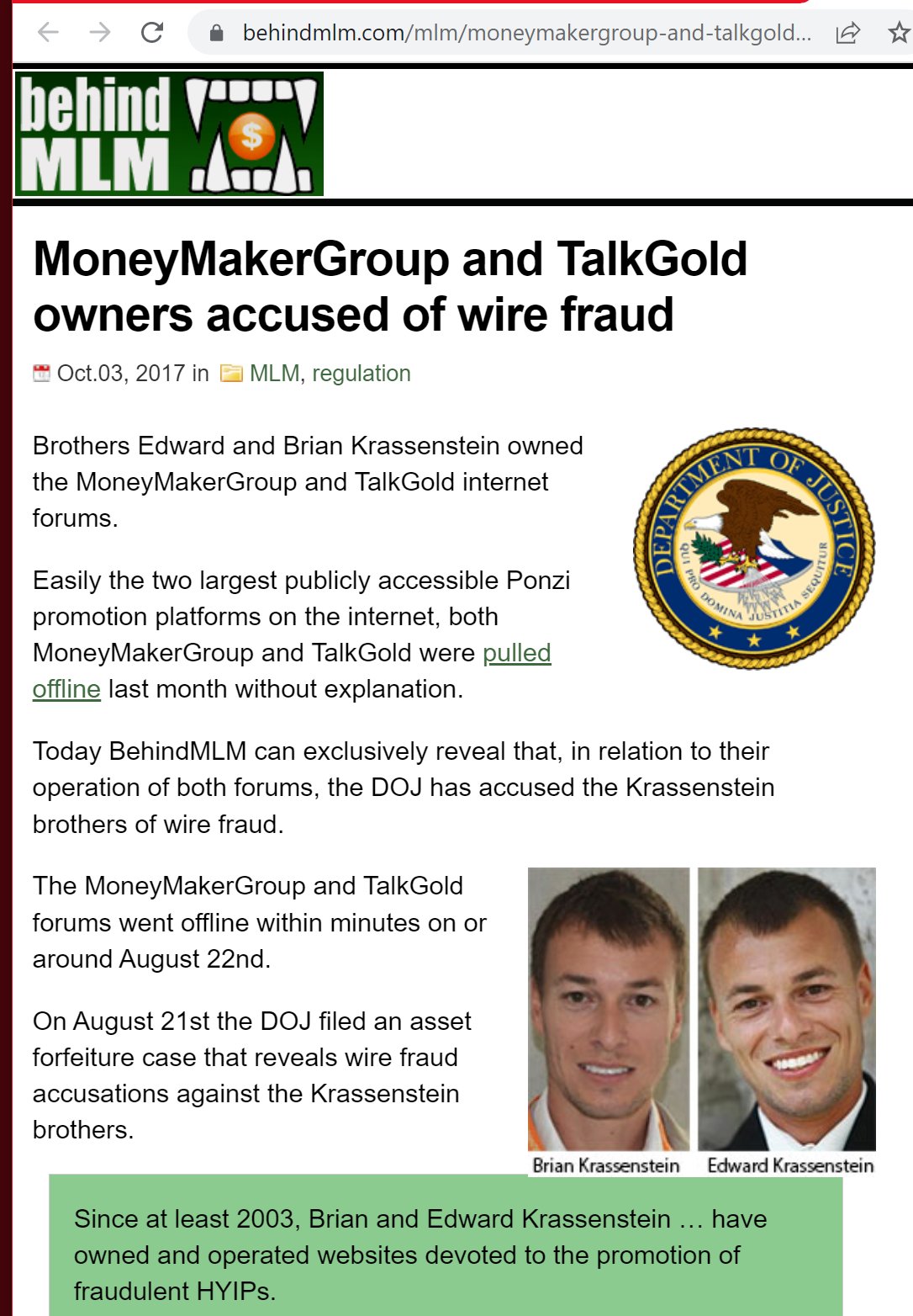 Ed Brian Krassenstein fraud 2023-04-29 sK9bm