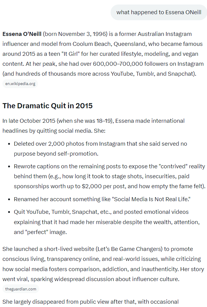 Essena ONeill 2026-04-07 24ff2