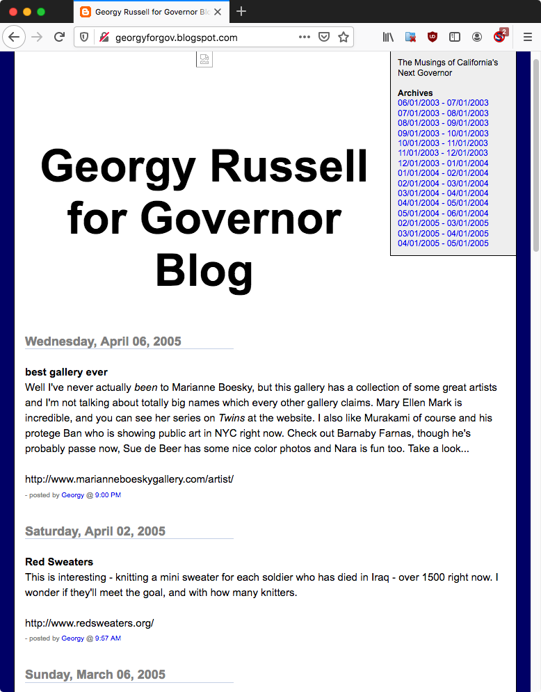 Georgy Russell Blog 2020-01-19 g6g8r