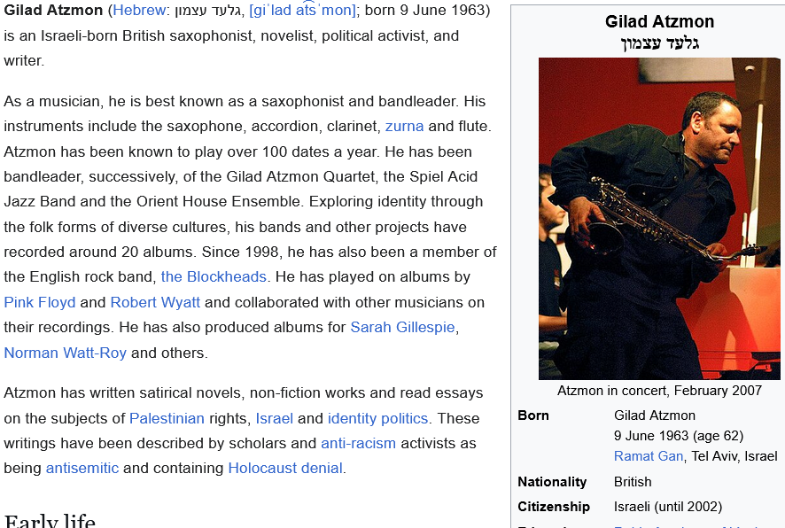 Gilad Atzmon on 2025-06-16 368d2