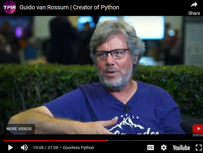 Guido van Rossum sjw XZyg