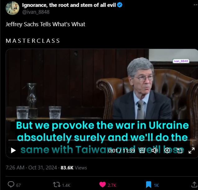 Jeffrey Sachs on ukrain war 2024-11-01 082952