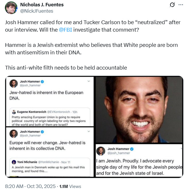 Josh Hammer Nick Fuentes 2025-10-30 bMb9y