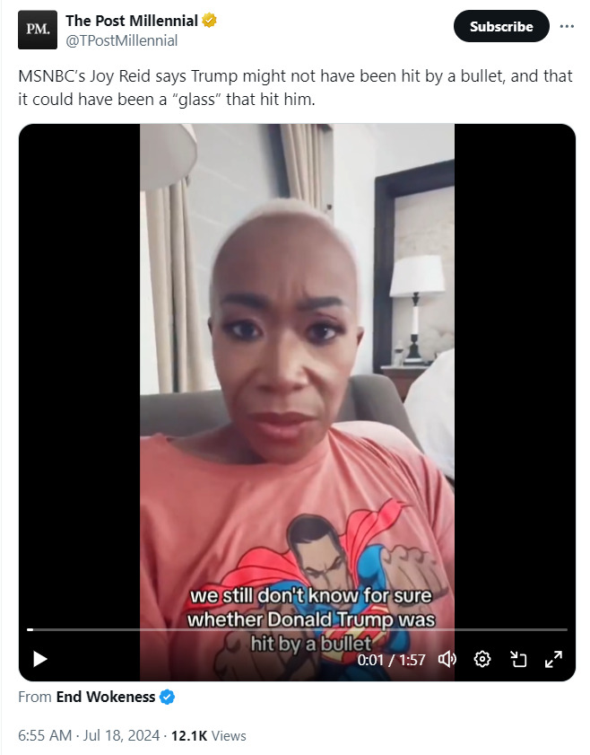 Joy Reid Trump Assas 2024-07-21