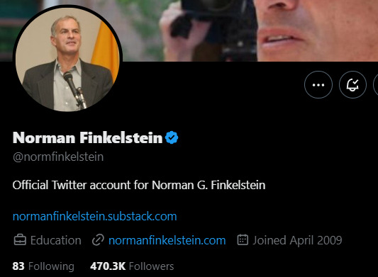 Norman G. Finkelstein 2024-04-29