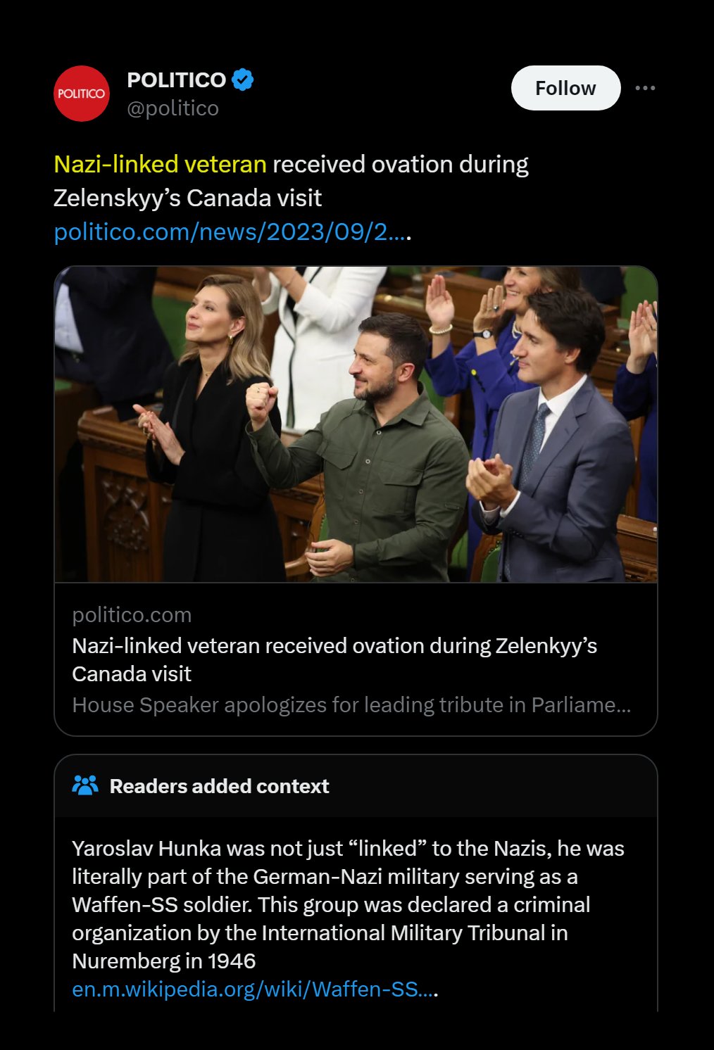 Politico canada nazi 2YbS