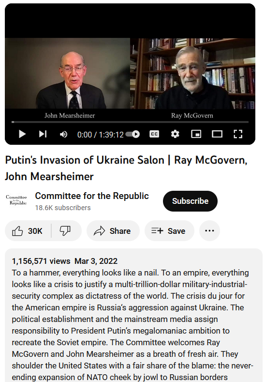 Ray McGovern  John Mearsheimer 2022-03-03 r2pt