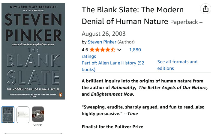 The Blank Slate Steven Pinker 2003 0f4bd