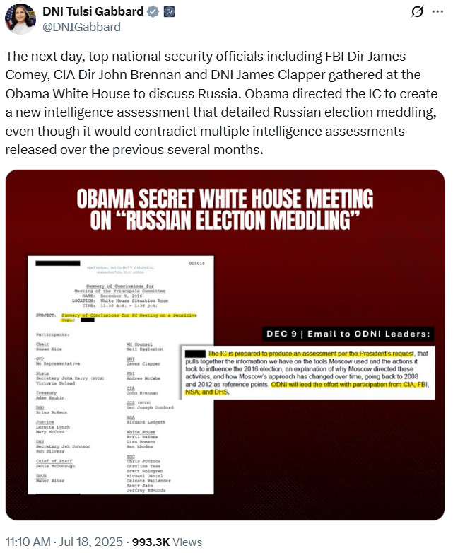 Tulsi Gabbard Obama 2025-07-18 2025-10-15 25c64