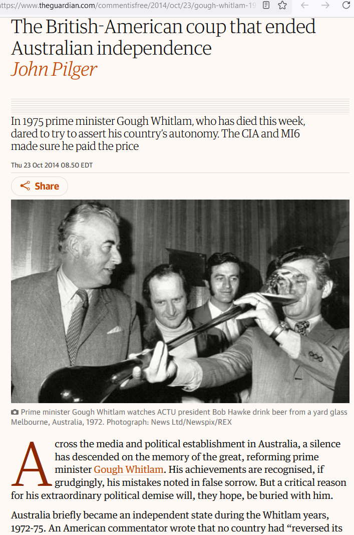 australia coup 2014 WHGV