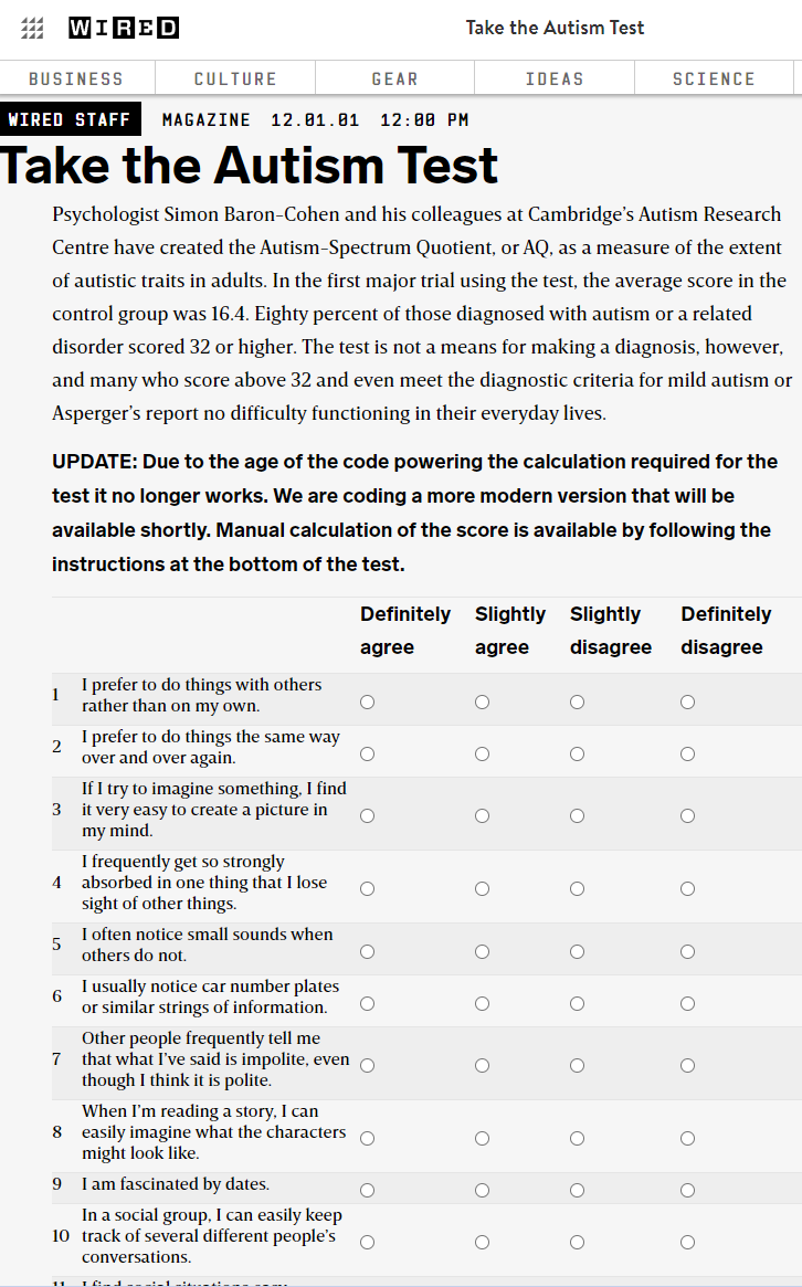 wired autism test 7BPq