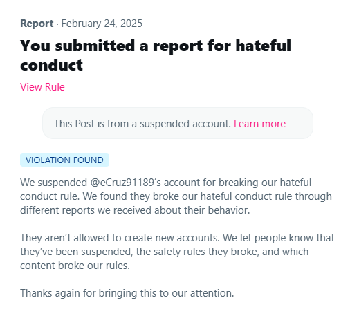 x.com hateful conduct 2025-02-24 1ae34