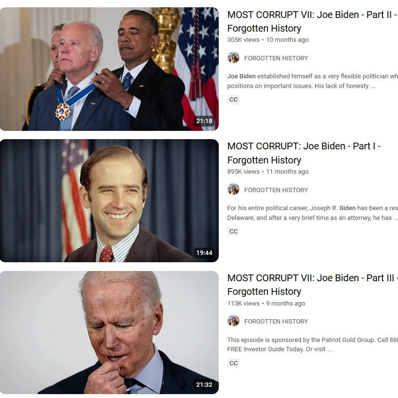 Joe Biden corrupt 2024-11-02