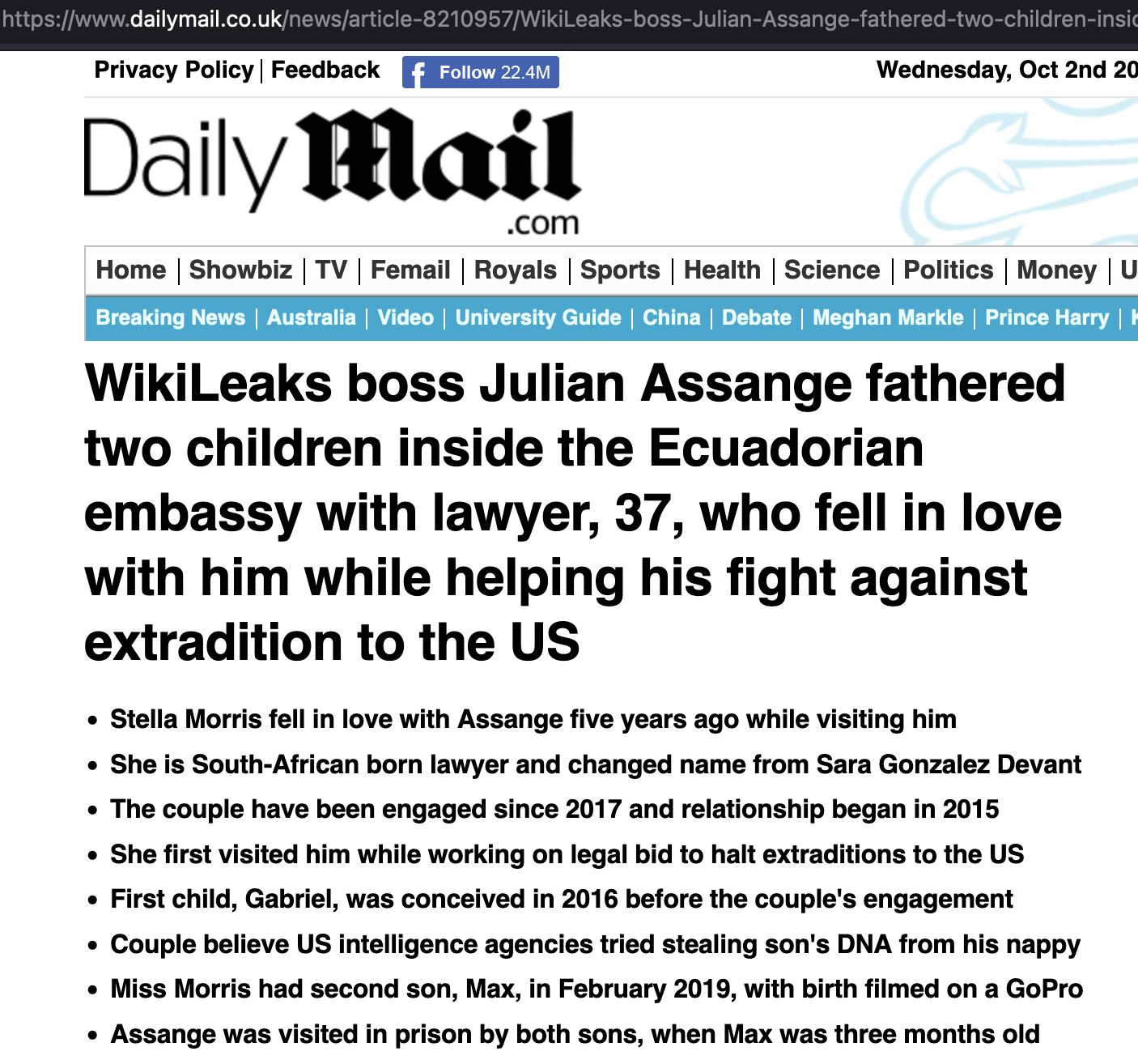 Julian Assange love story 2024-10-02 4wFg3