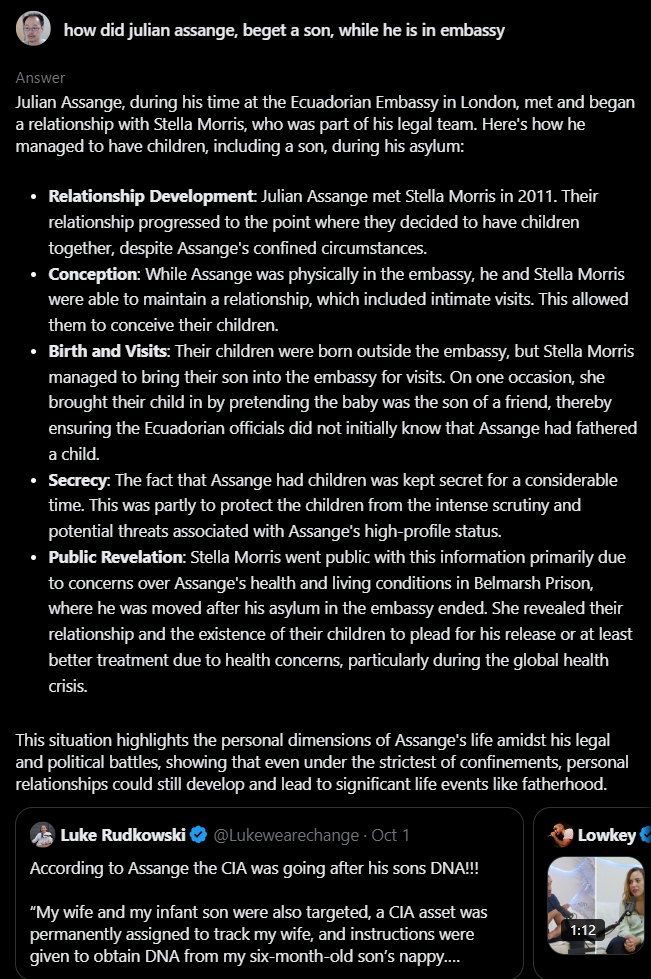 Julian Assange love story 2024-10-02 N4NDm