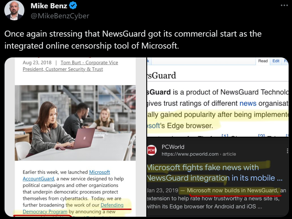 NewsGuard MikeBenzCyber 2023-10-23