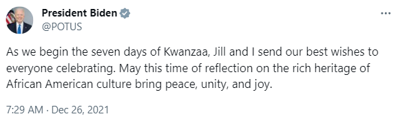 joe biden kwanzaa 2021-12-26 yDMy