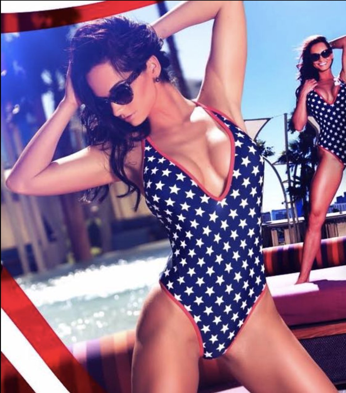 AshSinclairOF flag swimsuit 2023-07-05