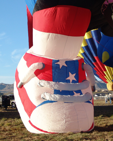 USA flag balloon