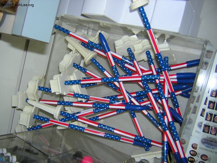 US flag pens