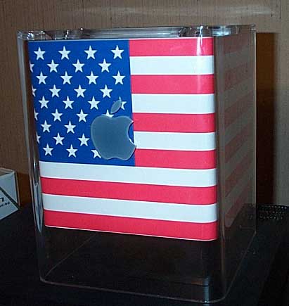 apple mac cube us flag