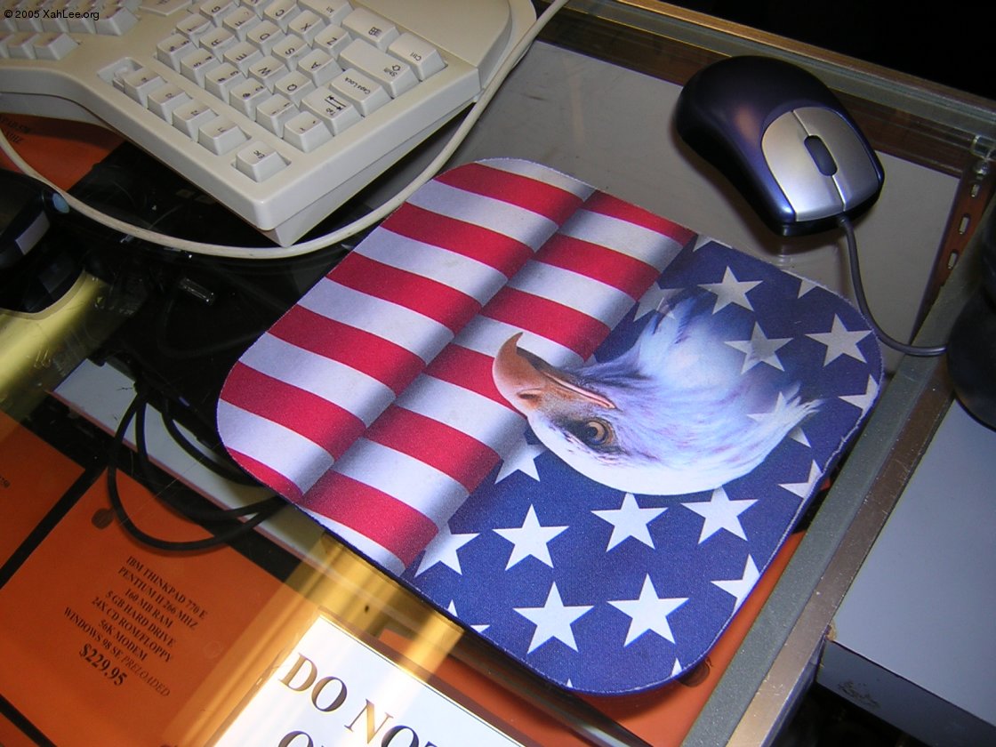 flag eagle mouse pad DSCN2513m