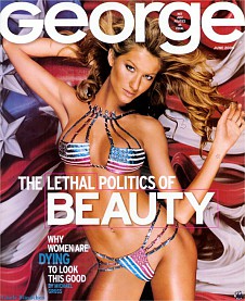 George mag cover Gisele Bundchen-s226x277