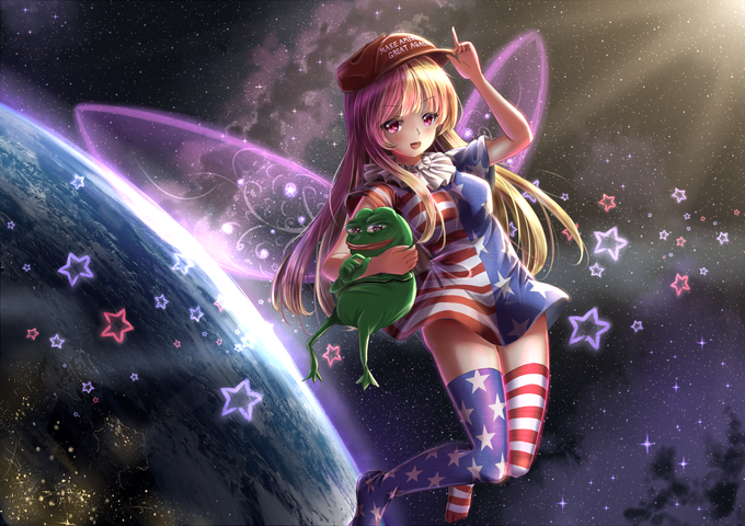 star spangled girl maga pepe 2021-07-16