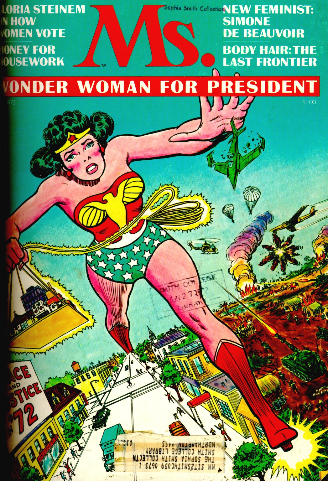 Wonder Woman on Ms Magazine cover 1972 July 83303