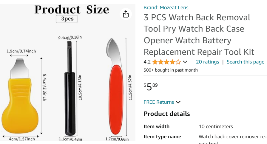 watch back removal kit jy6z