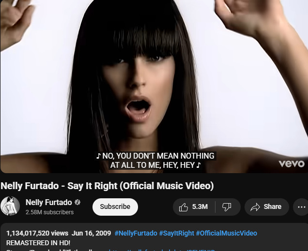 Nelly Furtado - Say It Right LOpeT