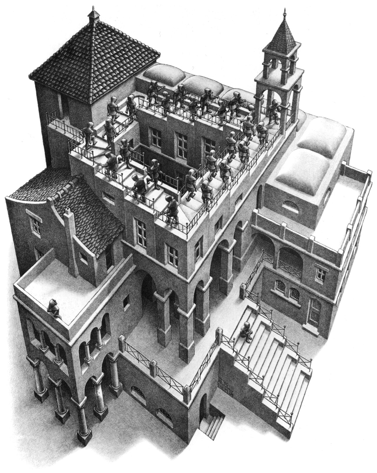 escher ascending descending