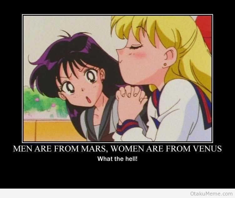 sailormoon men are from mars women are from venus