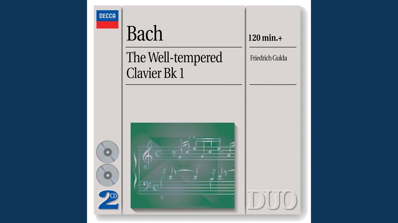 Bach Well-tempered Clavier Friedrich Gulda d6X5m