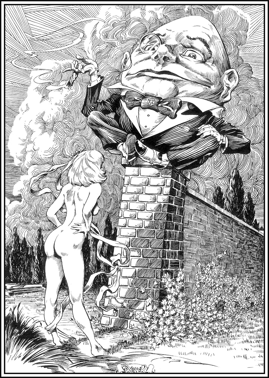 Frank Brunner Alice Humpty Dumpty