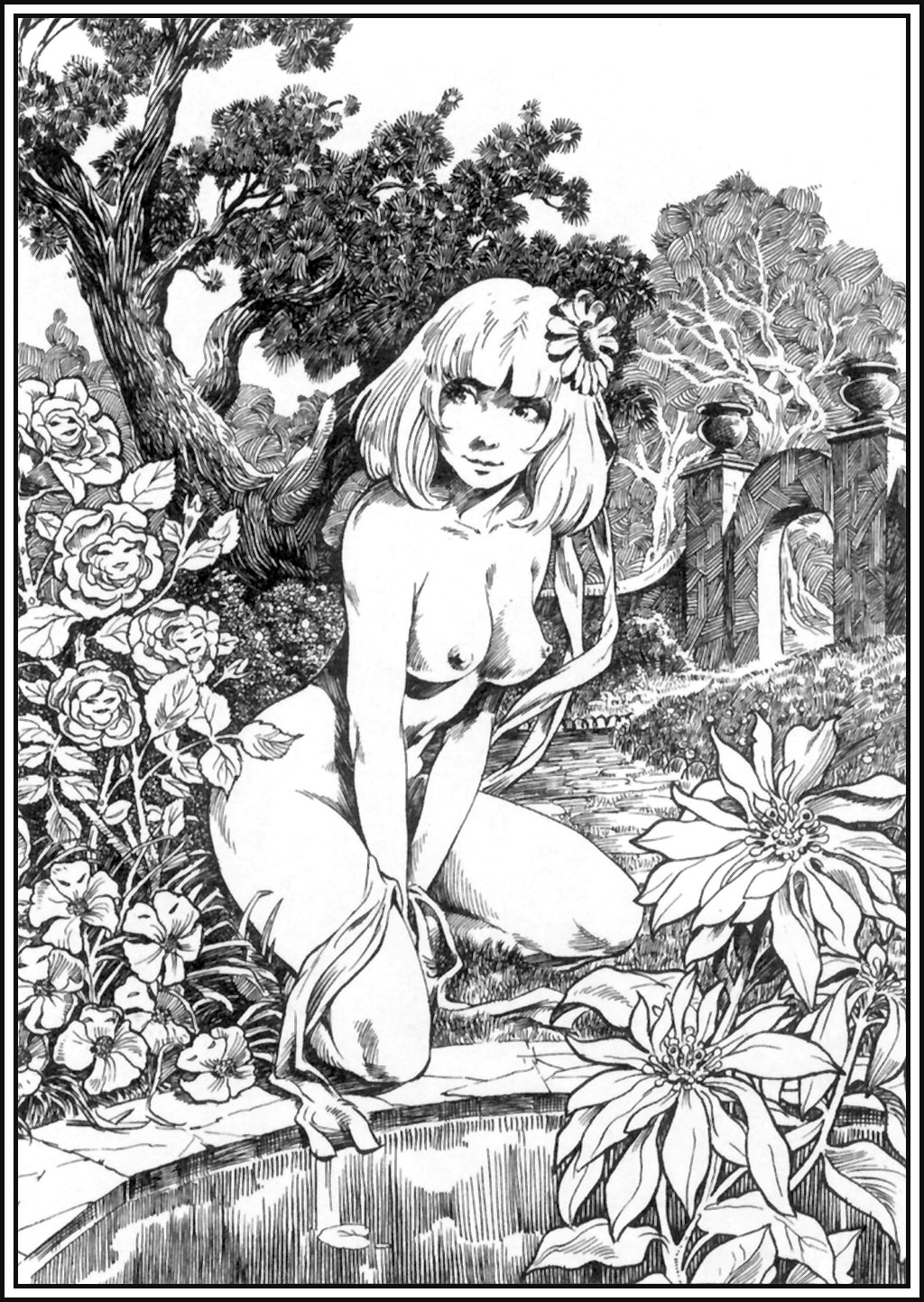 Frank Brunner Alice rose garden