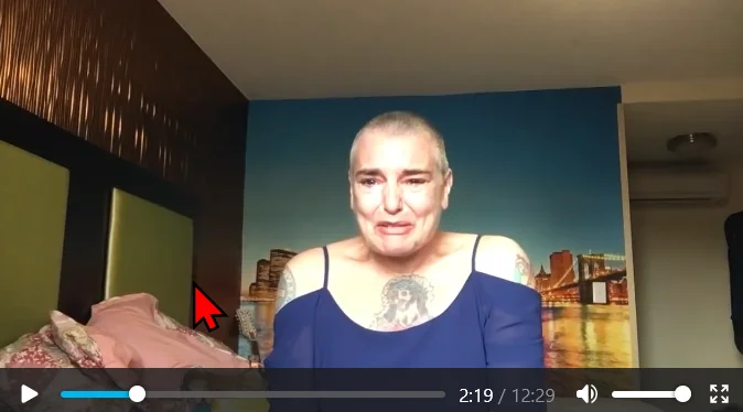 Sinead OConnor Facebook video 2017 Hdgfv ls