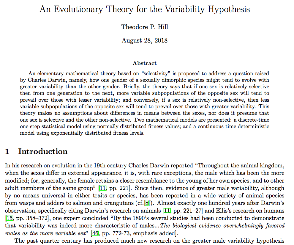 evolution male variability 2018-09-08 19653