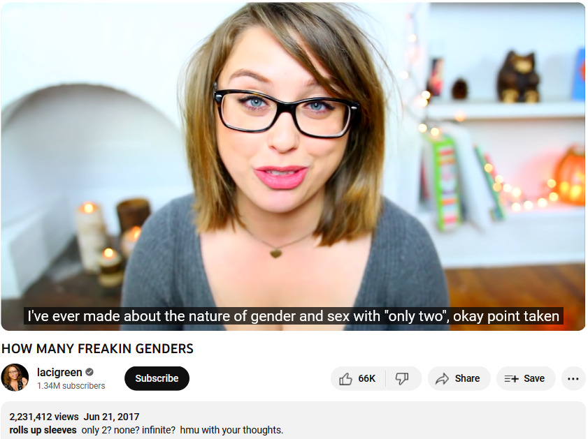 laci green how many genders QgGwX