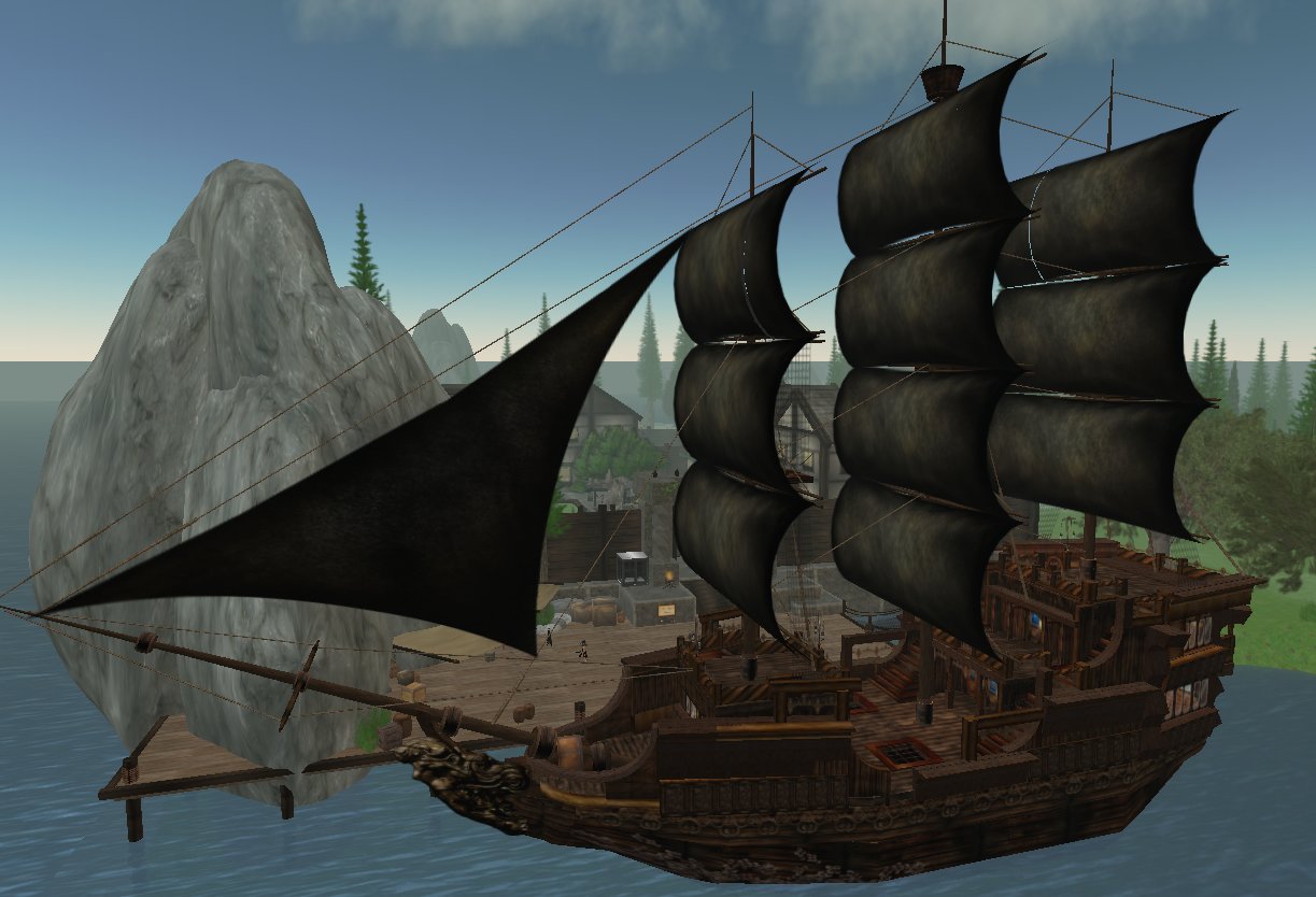 full rigged ship