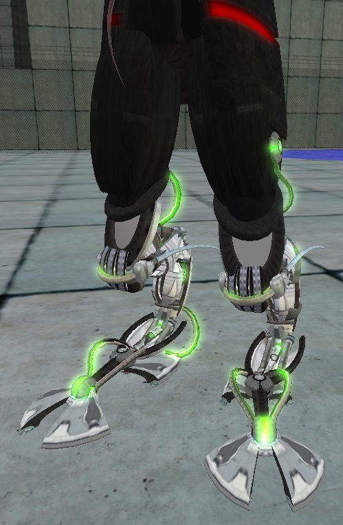 cybernetic feet