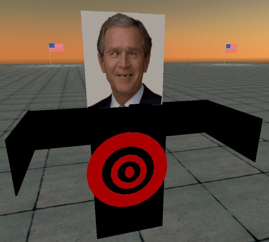 george bush target