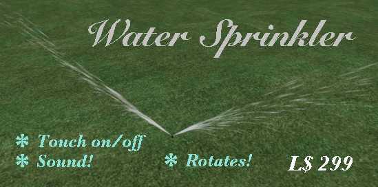 water sprinkler poster