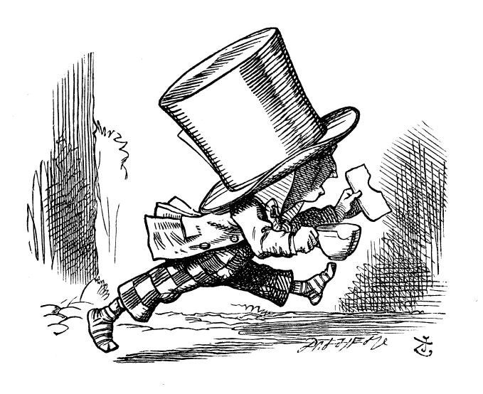 Hatter running