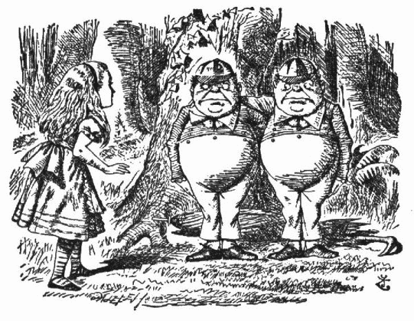 tweedledum and tweedledee