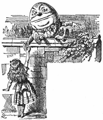 Alice and Humpty Dumpty