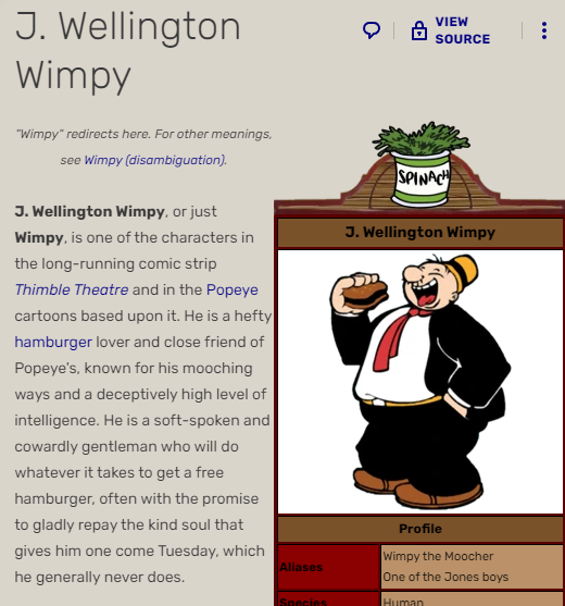 J Wellington Wimpy 23842