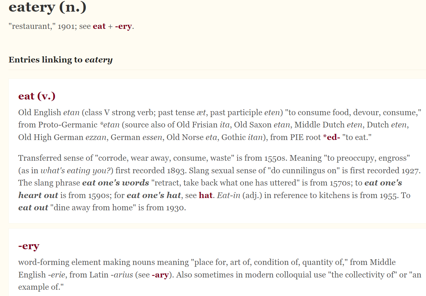 etymology eatery 2022-06-12